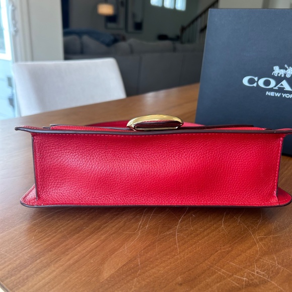 Coach Tabby 26 Bag in Red - Picture 6 of 13